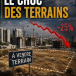 Les prix des terrains ont chuté de 25 % : ce que révèle le nouvel indice du Bureau central des statistiques