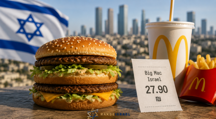 Seule la Suisse fait pire : Israël, deuxième pays le plus cher du monde pour le Big Mac
