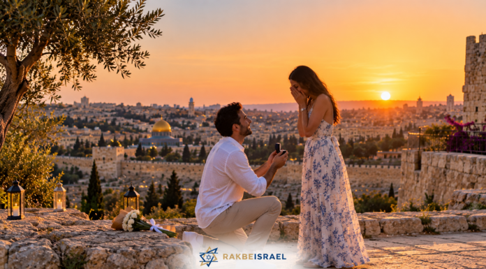 Guide pour choisir le lieu parfait d’une demande en mariage émouvante en Israël