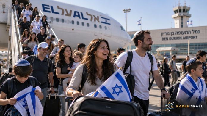 Arrivée joyeuse à l’aéroport Ben Gourion