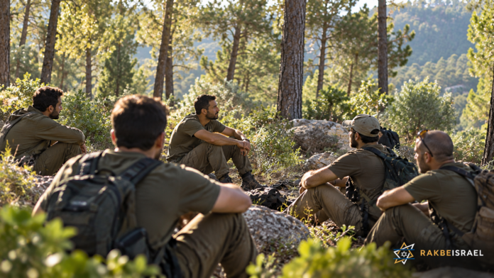 Pause contemplative en forêt